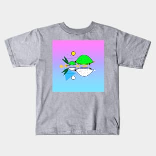 turtles and the sea Kids T-Shirt